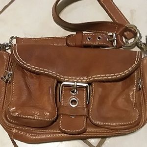 Roots genuine thick leather purse